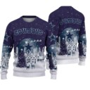 Stocktee Dallas Cowboys Christmas Night Limited Edition Knitted Sweater NEW122601