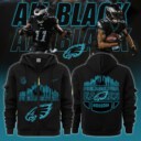Stocktee Philadelphia Eagles Super Bowl LIX Champions Limited Edition BLACK 2D Fashion Zip Hoodie Sizes S - 5XL GTS013126