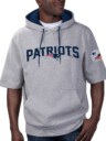 Stocktee New England Patriots Summer  Short Sleeve Pullover Hoodie GTS006341A