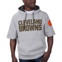 Stocktee Cleveland Browns Summer  Short Sleeve Pullover Hoodie GTS008888A