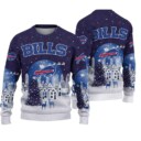 Stocktee Buffalo Bills Christmas Night Limited Edition Knitted Sweater NEW122613