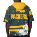 Stocktee Green Bay Packers Summer Short Sleeve Pullover Hoodie NEW033018