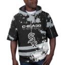 Stocktee Chicago White Sox Summer Short Sleeve Pullover Hoodie NEW033038