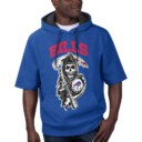 Stocktee Buffalo Bills Death God Summer Short Sleeve Pullover Hoodie Size S-5XL NEW032913