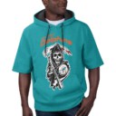 Stocktee Miami Dolphins Death God Summer Short Sleeve Pullover Hoodie Size S-5XL NEW032908