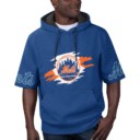 Stocktee New York Mets Summer Short Sleeve Pullover Hoodie NEW029350