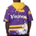 Stocktee Minnesota Vikings Summer Short Sleeve Pullover Hoodie NEW033027