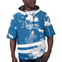 Stocktee Los Angeles Dodgers Summer Short Sleeve Pullover Hoodie NEW033046