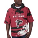 Stocktee Atlanta Falcons Summer Short Sleeve Pullover Hoodie NEW033029