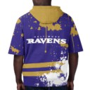 Stocktee Baltimore Ravens Summer Short Sleeve Pullover Hoodie NEW033009