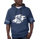 Stocktee New York Yankees Summer Short Sleeve Pullover Hoodie NEW029351