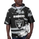 Stocktee Las Vegas Raiders Summer Short Sleeve Pullover Hoodie NEW033006
