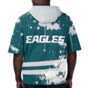 Stocktee Philadelphia Eagles Summer Short Sleeve Pullover Hoodie NEW033024