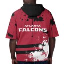 Stocktee Atlanta Falcons Summer Short Sleeve Pullover Hoodie NEW033029