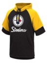 Stocktee Pittsburgh Steelers Summer  Short Sleeve Pullover Hoodie GTS005065