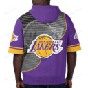Los Angeles Lakers Short Sleeve Hoodie GTS006210
