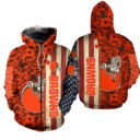 Stocktee Cleveland Browns America Flag All Over Print Hoodie Zip Hoodie Unisex Size NEW075804