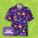 Gengar Summer Fun Poke Hawaiian Shirt