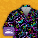 Gengar Ghost Poke Hawaiian Shirt