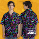 Gengar Ghost Poke Hawaiian Shirt