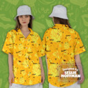 Pikachu Yellow Poke Hawaiian Shirt