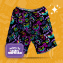 Gengar Ghost Poke Shorts, Women’s Board Shorts