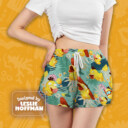 Psyduck Summer Fun Poke Shorts, Women’s Board Shorts