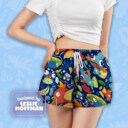 Magikarp Dump Water Poke Shorts, Women’s Board Shorts