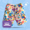 Snorlax Hawaii Poke Shorts, Women’s Board Shorts