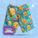 Psyduck Bath Poke Shorts, Women’s Board Shorts