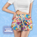 Snorlax Hawaii Poke Shorts, Women’s Board Shorts