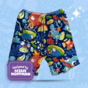 Magikarp Dump Water Poke Shorts, Women’s Board Shorts