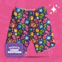 Raichu Fusion Poke Shorts, Women’s Board Shorts