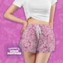 Sylveon Line Poke Shorts, Women’s Board Shorts