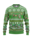 Belly 3D Super Mario Custom Christmas Sweater Green