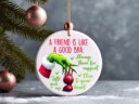 Hand Ornament, Bra Ornament, Friend Christmas Ornament, Best friend Christmas gift for her Christmas friend, Good friend is like a good Bra