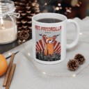 Red Pandazilla Mug, Panda Lover Mug, Funny Red Panda Mug, Vintage Pandazilla Ceramic Mug 