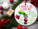 Hand Ornament, Bra Ornament, Friend Christmas Ornament, Best friend Christmas gift for her Christmas friend, Good friend is like a good Bra