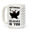 Mothman Coffee Mug - Funny Coffee Mugs Adult Humor, Unique Novelty Coffee Mugs for Cryptid Lovers, Double-Sided Print Ceramic Coffee Cups