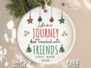 Friendship Ornament, Personalized Friendship Christmas Ornament Gifts for Best Friend Thank You Best Friend Christmas Gifts Cute Friendship