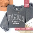 Comfort Colors® Kamala 2024 President Sweatshirt, Kamala Harris President 2024 Sweatshirts, Womens Power, Democrat Sweaters, Election 2024
