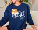 Momster Halloween Sweatshirt, Momster Hoodie, Halloween Sweatshirts for Women, Halloween Crewneck, Halloween Sweater, Funny Halloween Hoodie