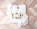Cows Halloween Sweatshirt, Halloween Ghost Cows Sweatshirt, Spooky Cows Halloween Gifts, Cow Lovers Halloween Gift