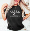 Comfort Colors® Salem Massachusetts shirt, pooky shirt for her, Witch shirt, Halloween Party Shirt, Salem Broom Company tshirt, iprintasty