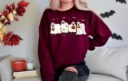 Cows Halloween Sweatshirt, Halloween Ghost Cows Sweatshirt, Spooky Cows Halloween Gifts, Cow Lovers Halloween Gift