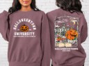 Halloweentown Est 1998 Back and Front Sweatshirt, Retro Halloween Town Crewneck Sweater Halloweentown University Halloween Fall Sweatshirt