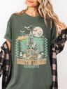 Bookish Halloween Shirt, Haunted Library Tee, Comfort Colors® Tshirt, Book Lover Gift, Librarian T-shirt, Salem Tee, Spooky Fall Apparel