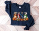 Pitbull Fall Dog Sweatshirt, Pitbull Ghost Dogs sweatshirt,Fall dog Shirt, Dog Lover Shirt, Pumpkin dog shirt, Thanksgiving shirt