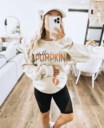 hello pumpkin pregnancy sweater - hello pumpkin pregnancy announcement sweatshirt - fall pregnancy sweaters - fall pregnancy shirt -pullover