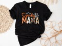 Spooky Mama Shirt, Retro Halloween Shirt For Mother, Halloween Mom Shirt Gift, Halloween Mama Tshirt, Spooky Season, Retro Shirt.